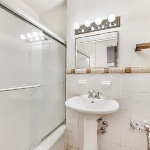 Bathroom in apartment for sale in St. George Staten Island New York