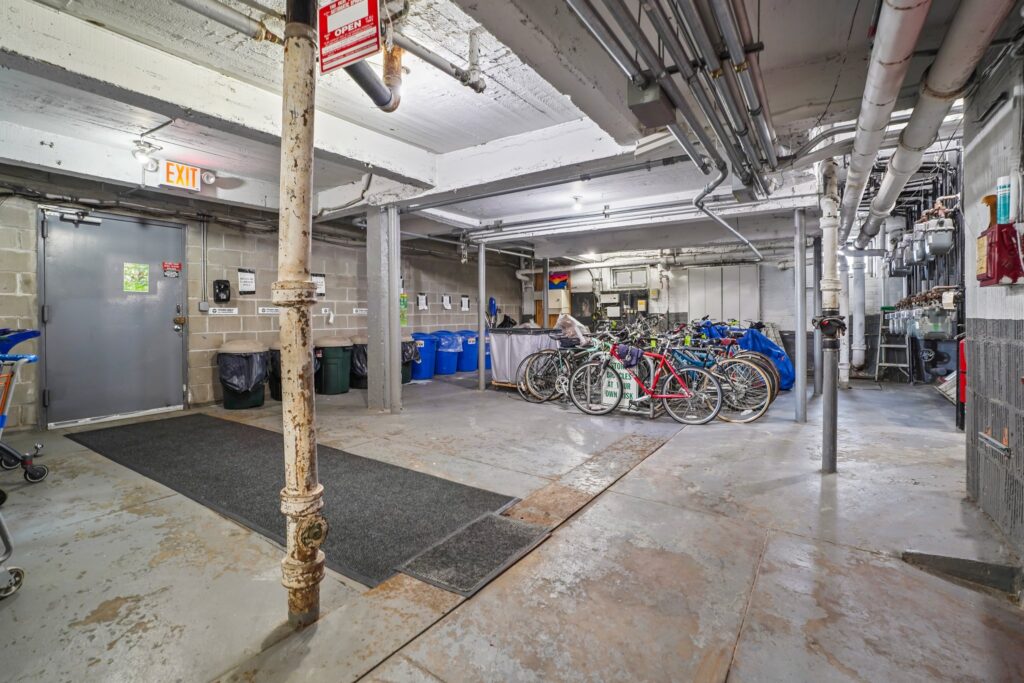 Photo of basement of spacious corner-unit condo for sale in Staten Island New York