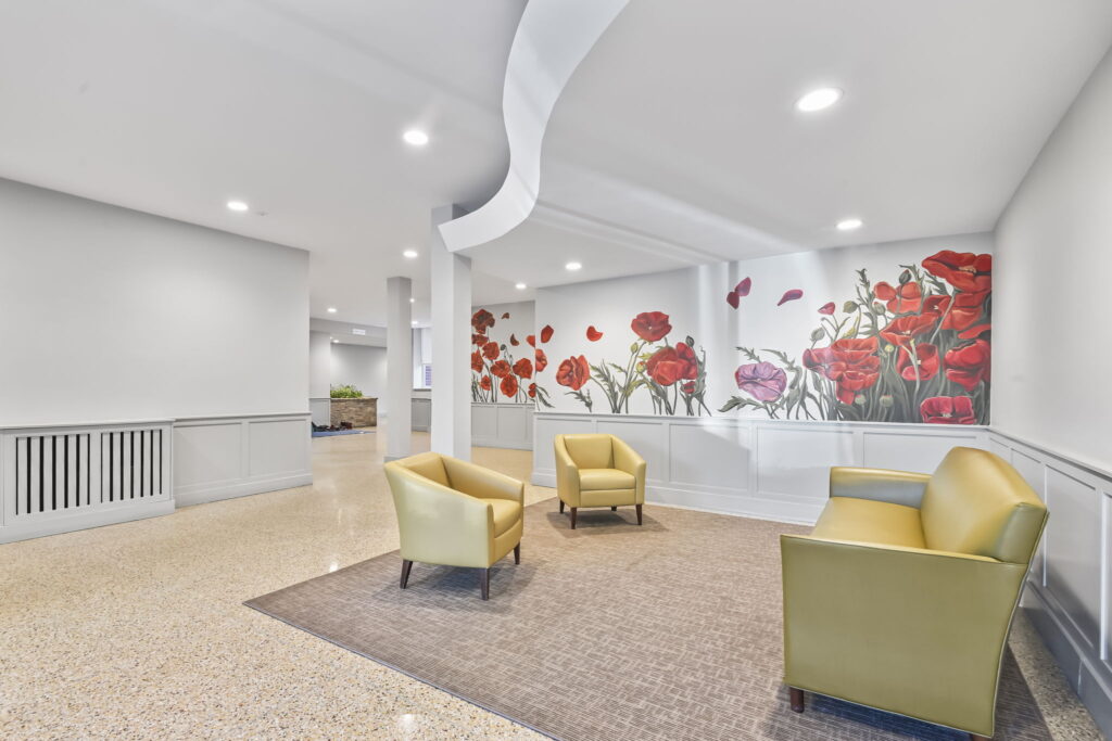 Lobby of 1-bedroom co-op for sale on Staten Island, New York in the Heart of St. George