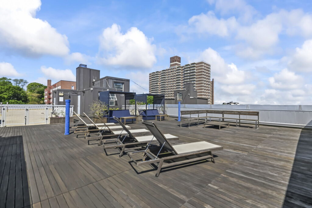Rooftop of 1-bedroom co-op for sale on Staten Island, New York in the Heart of St. George