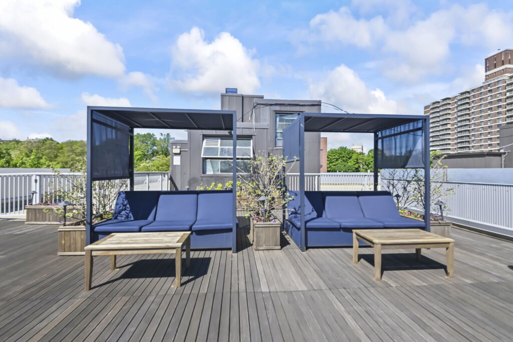 Rooftop of 1-bedroom co-op for sale on Staten Island, New York in the Heart of St. George