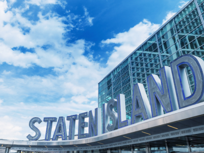 Image of Staten Island test on NY side of the ferry